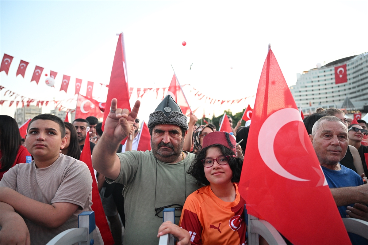 15 Temmuz Yürüyüşleri İç Anadolu'da Yapıldı