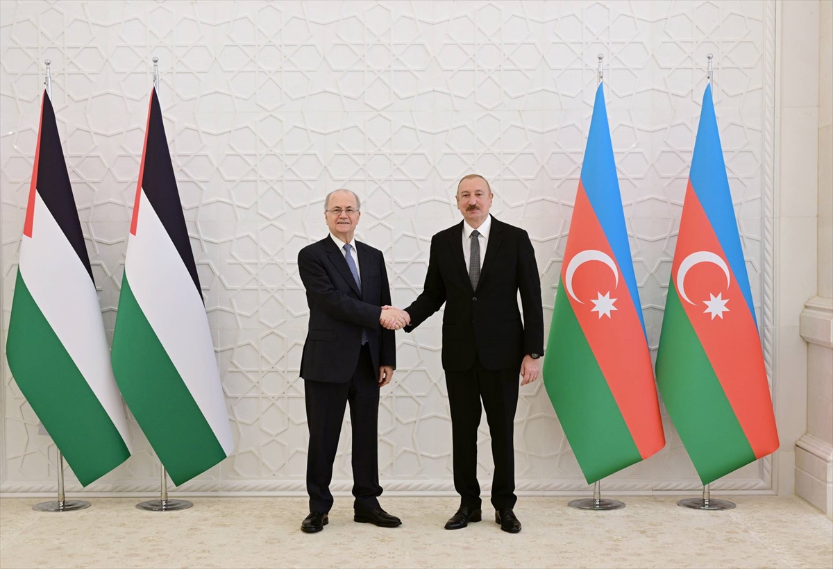 Aliyev: Filistin Devleti'ni destekliyoruz