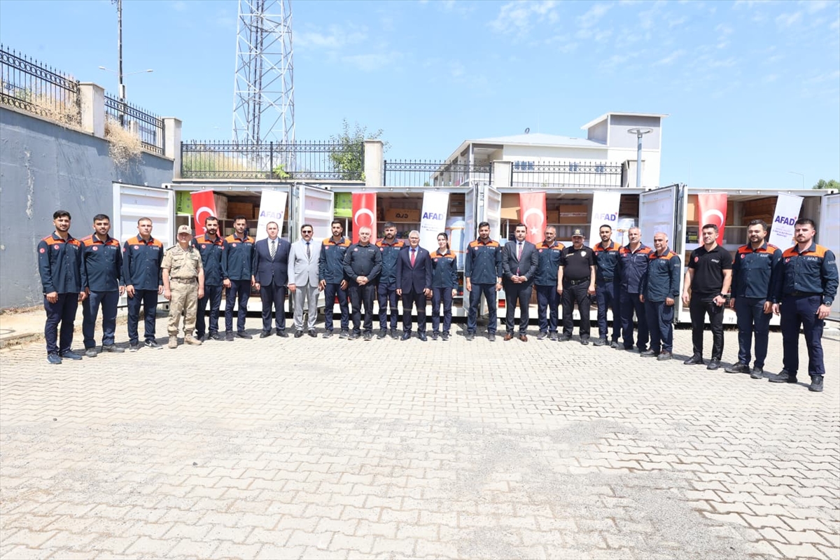 Vali Çelik: 4 afet istasyonu konteyneri teslim edildi
