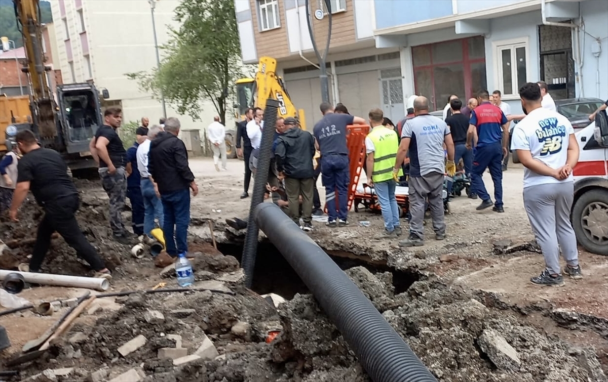 Ordu'da göçük: 2 işçi yaralandı