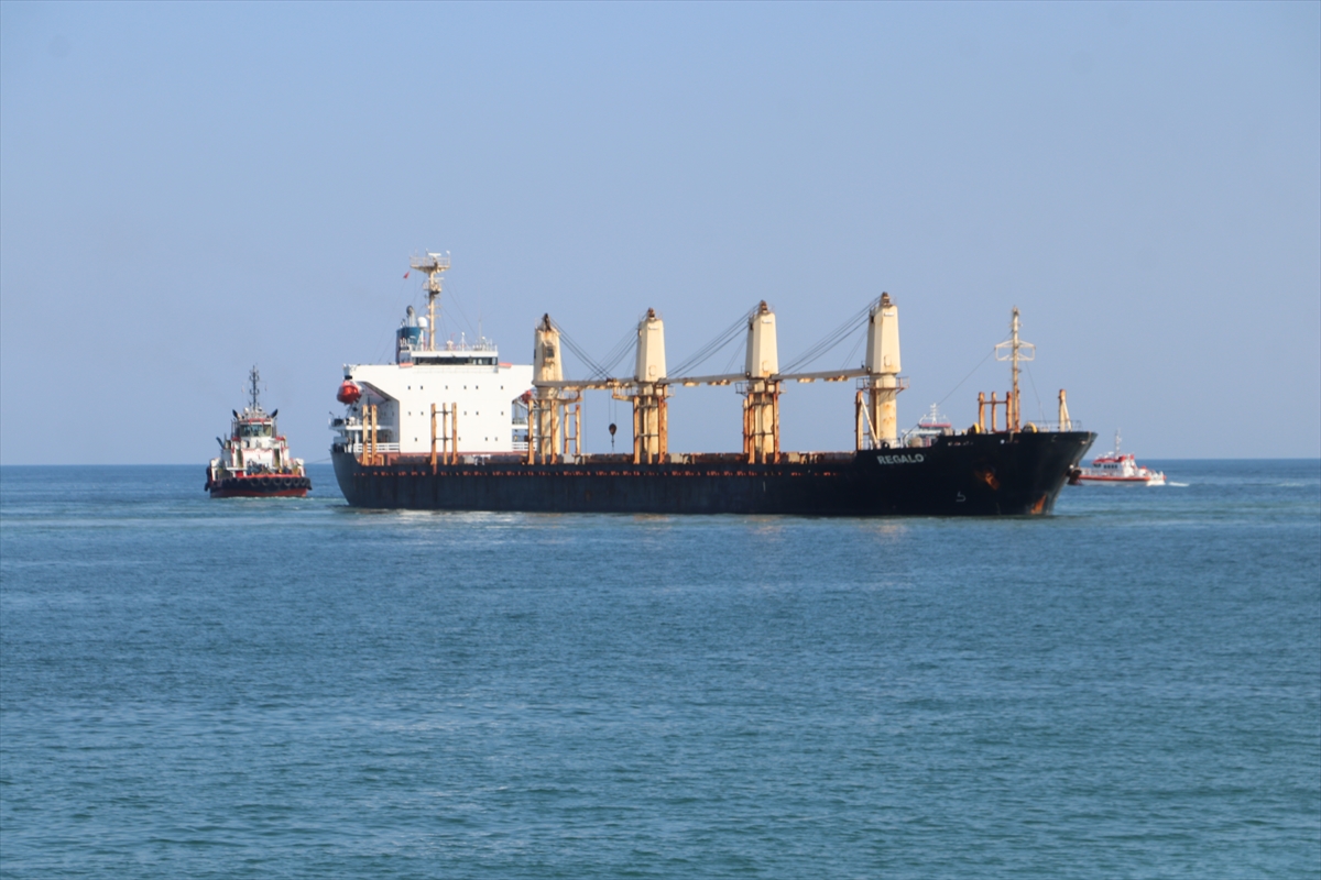 Tekirdağ'da karaya oturan gemi için kurtarma yarın sürecek