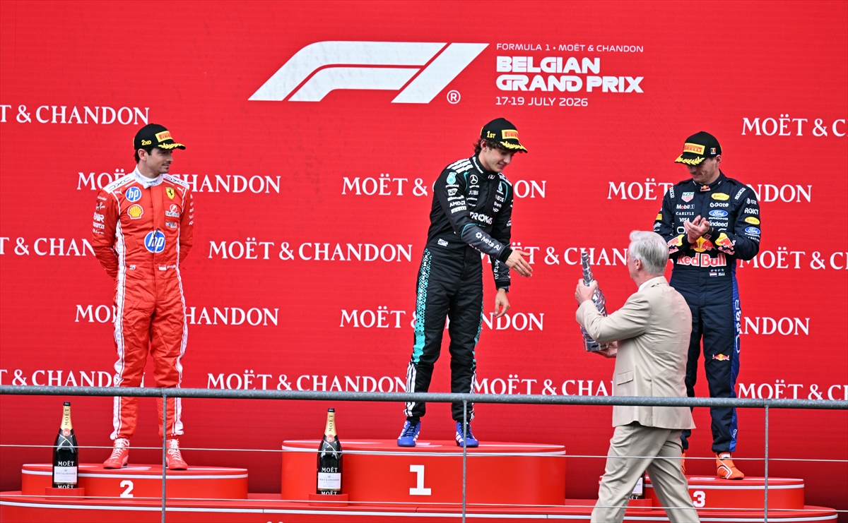 Kimi Antonelli: Belçika Grand Prix'sinde zirveye çıktı