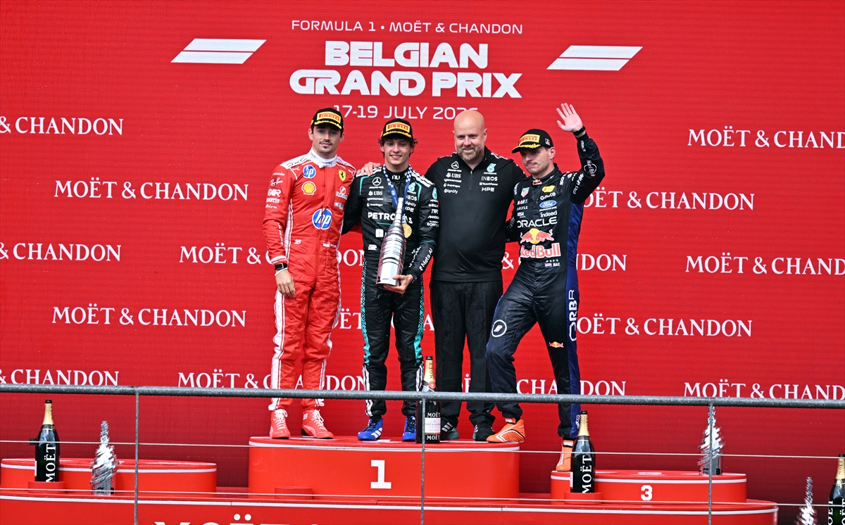 Kimi Antonelli: Belçika Grand Prix'sinde zirveye çıktı