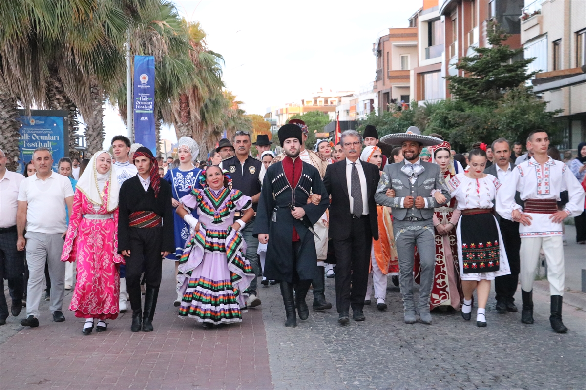 Başkan Doğan: Samsun 36. Uluslararası Halk Oyunları Festivali başladı