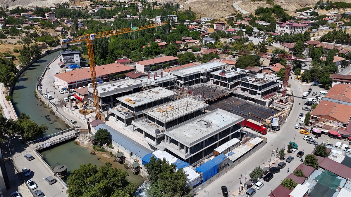 Darende Çarşısı: Deprem sonrası inşaat yıl sonunda bitiyor