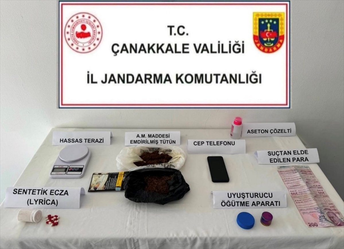 Çanakkale'de uyuşturucu operasyonu: 2 zanlı tutuklandı