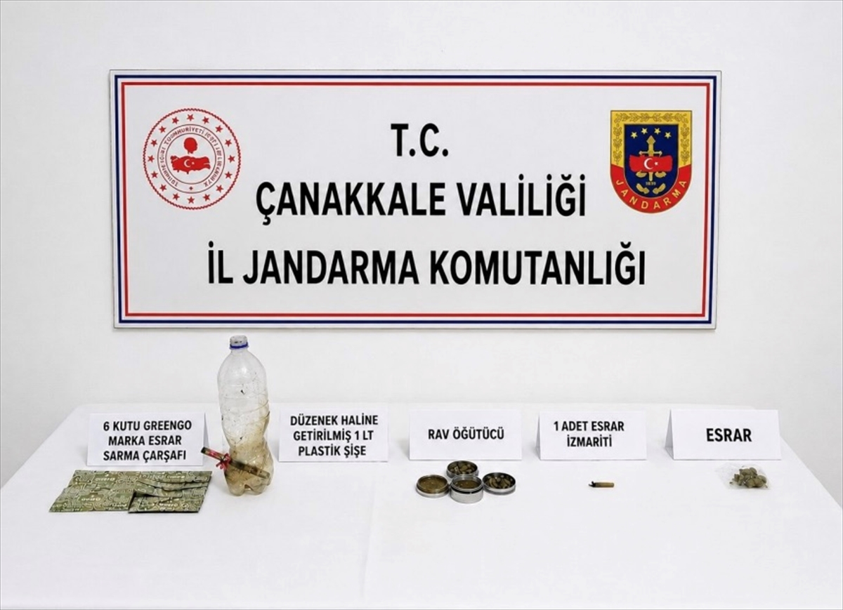 Çanakkale'de uyuşturucu operasyonu: 2 zanlı tutuklandı