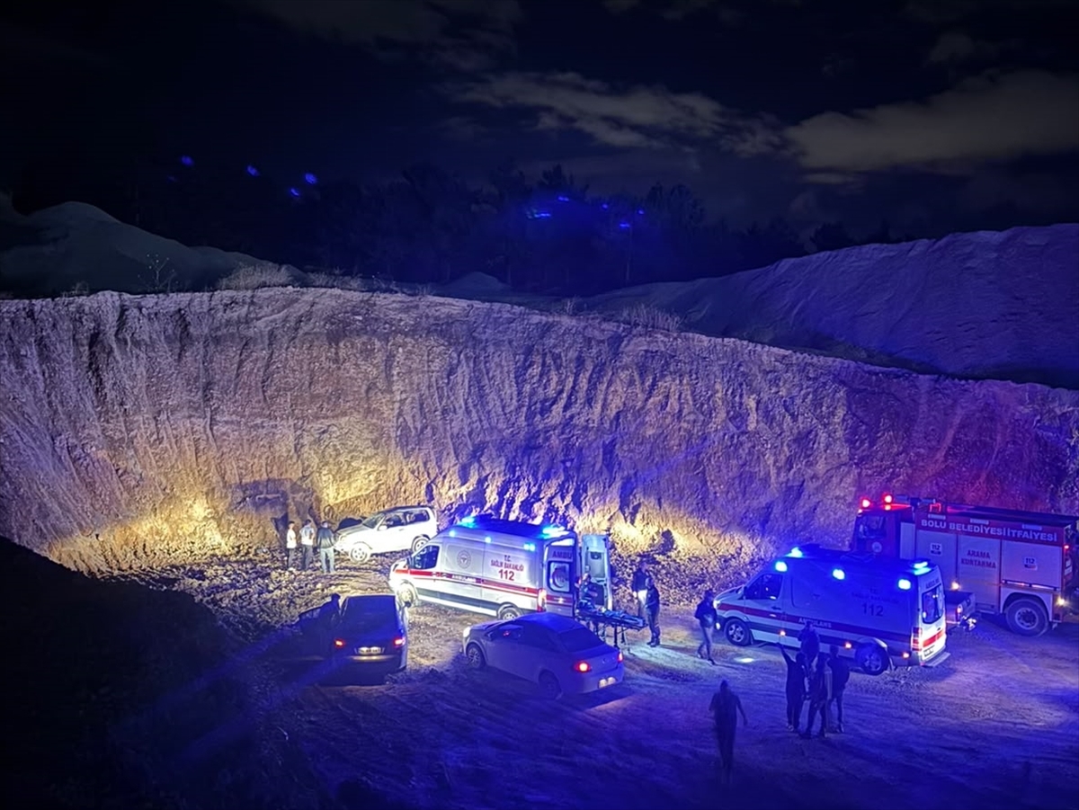 Bolu'da uçuruma yuvarlanan cipteki 2 kişi öldü, 1 kişi yaralandı