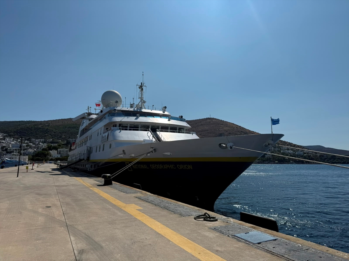 National Geographic Orion Bodrum'da: Lüks gemi turist getirdi
