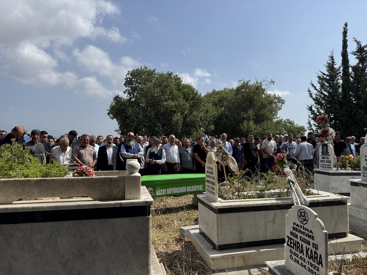 Suudi Arabistan'daki yangın kurbanları Hatay'da defnedildi