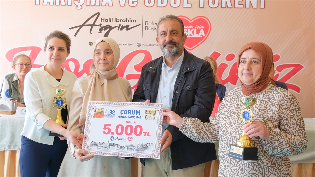 Çorum Hitit Festivali'nde Geleneksel Yemek Yarışması Heyecanı