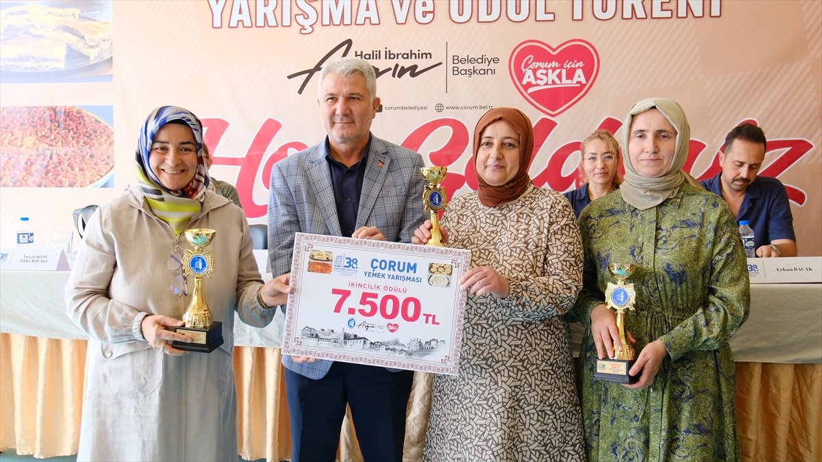 Çorum Hitit Festivali'nde Geleneksel Yemek Yarışması Heyecanı