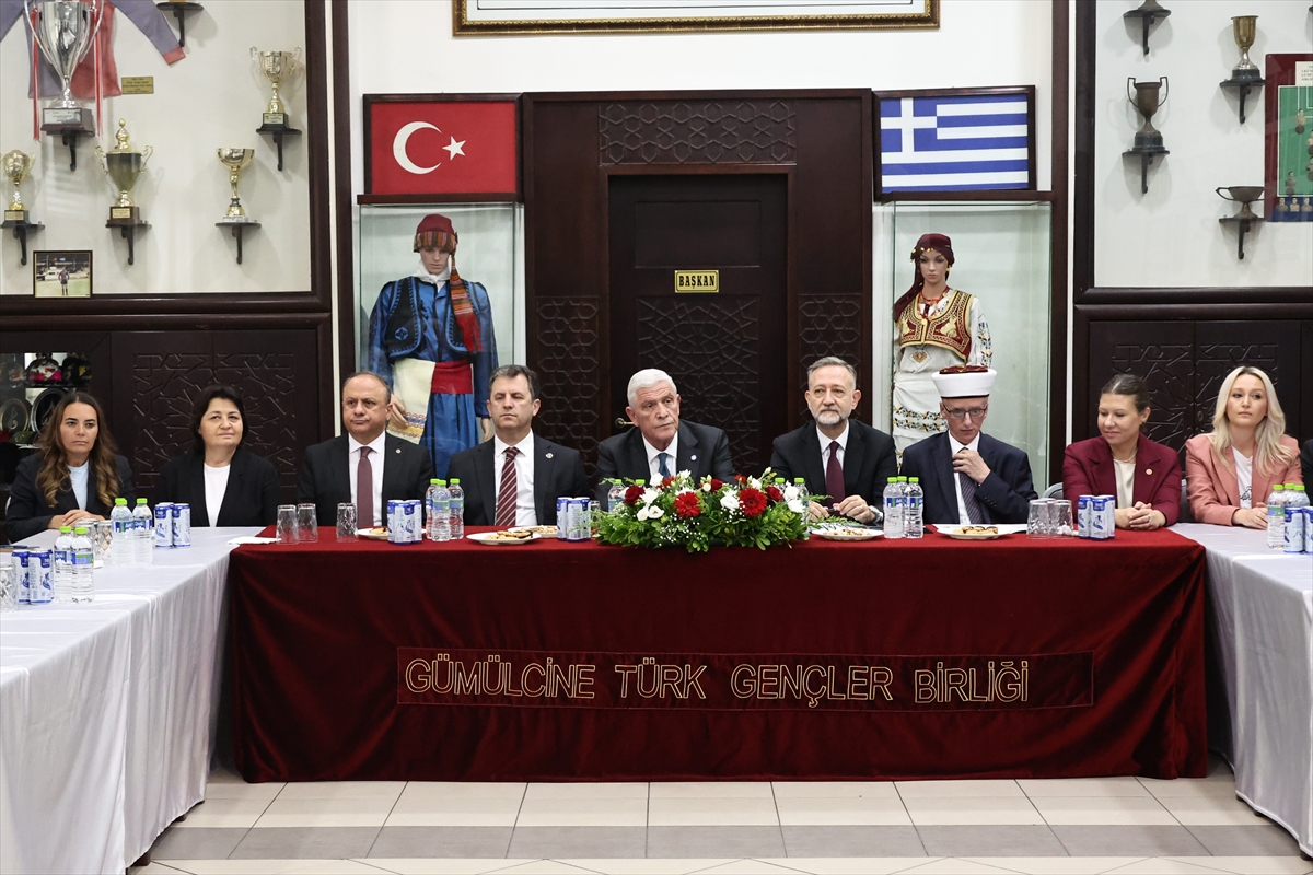 İYİ Parti Dervişoğlu: Batı Trakya Türkleriyle Gümülcine'de görüştü