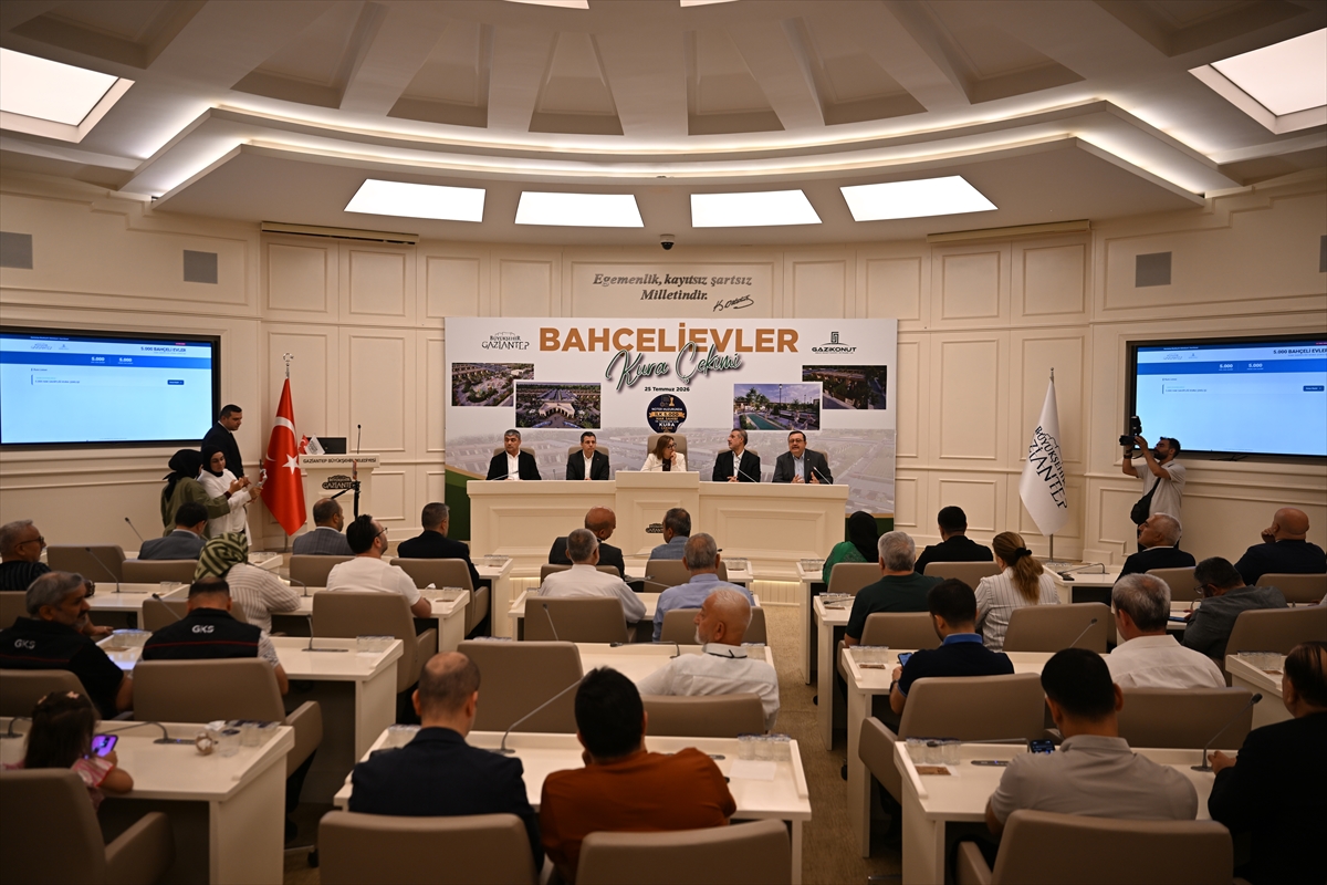 Gaziantep Bahçelievler Projesi: İlk 500 hak sahibi kura