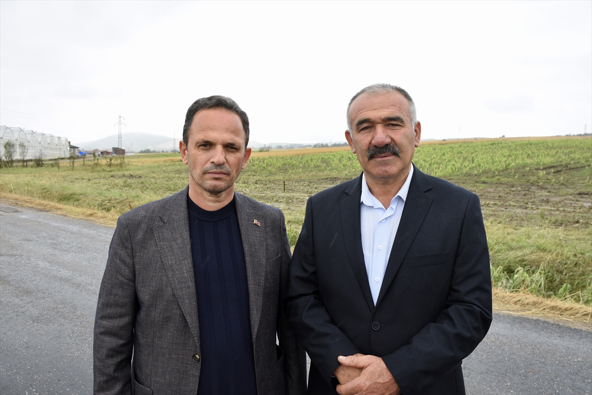 Samsun Ladik'te dolu zararı: Araziler dronla görüntülendi