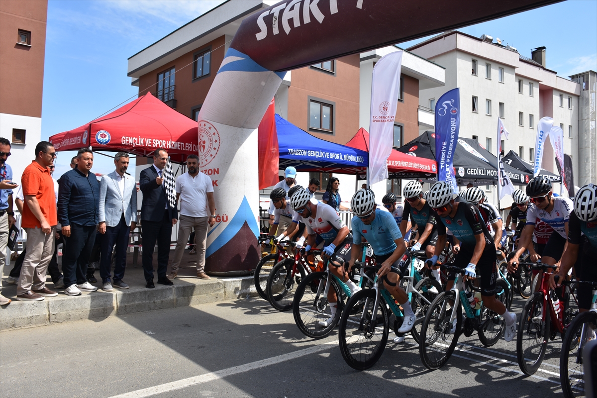 Trabzon'da Bisiklet Türkiye Kupası 7. Etap Yarışı Başladı