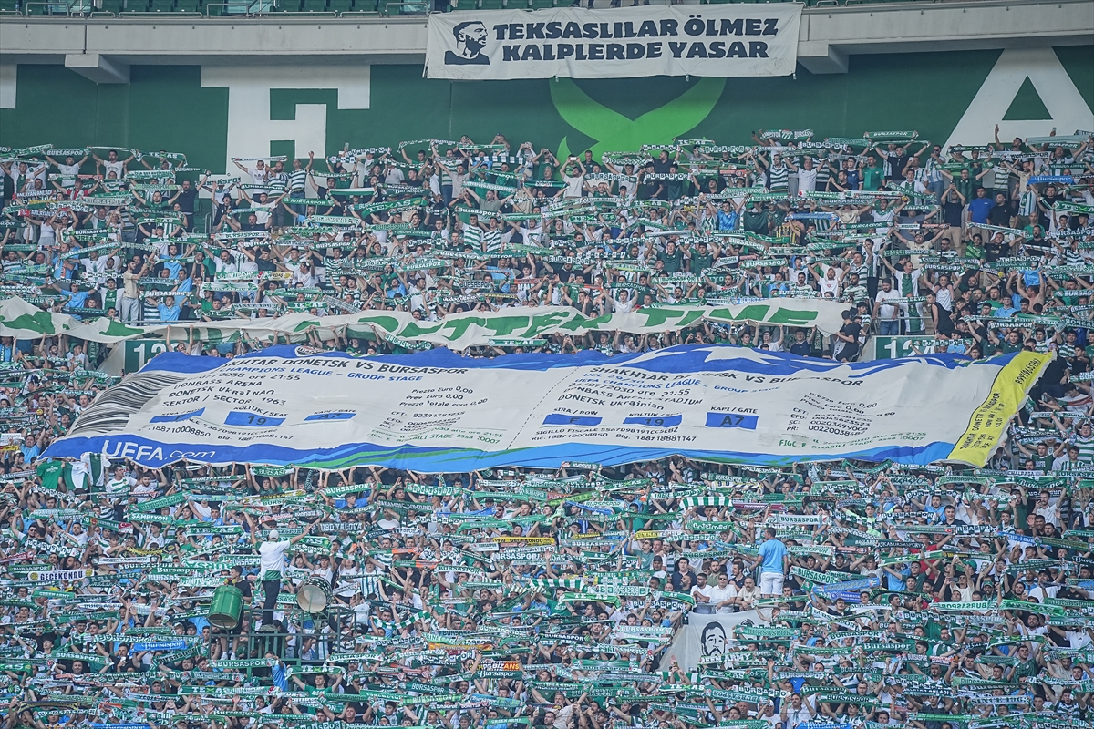 Bursaspor, Shakhtar Donetsk ile 0-0 berabere kaldı