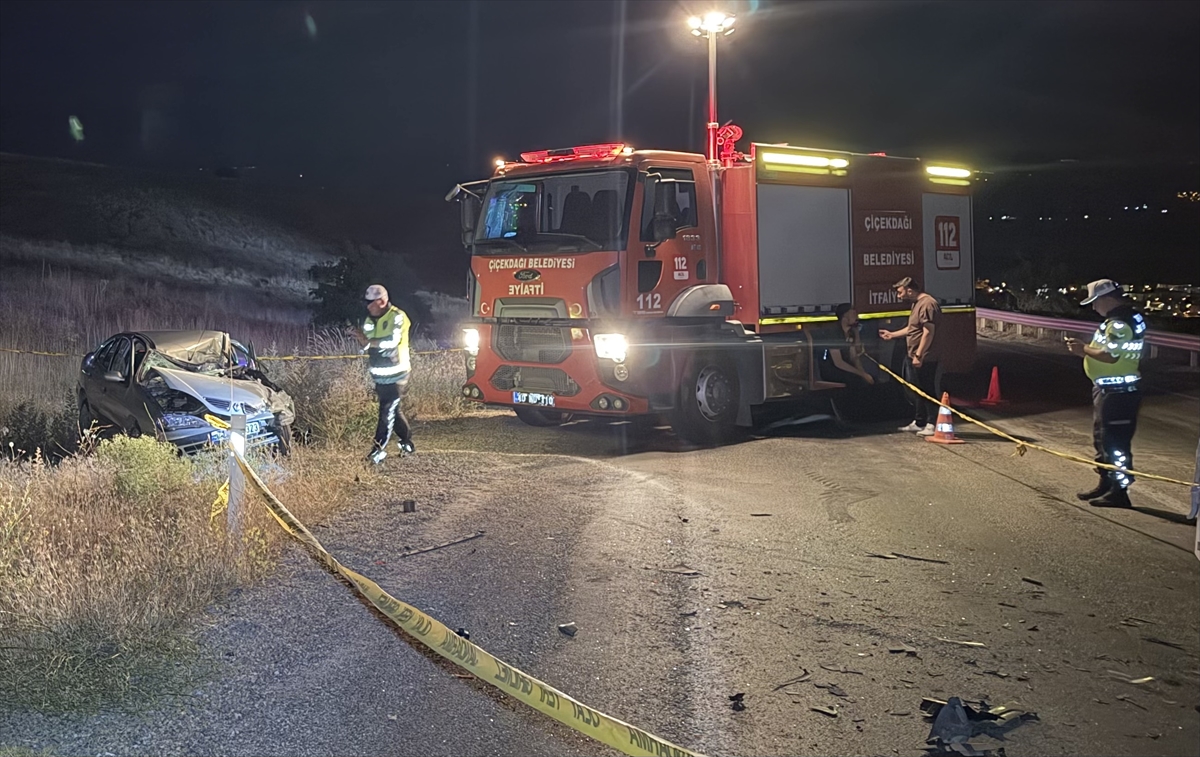 Kırşehir'de trafik kazası: 1 ölü, 1 kişi yaralandı