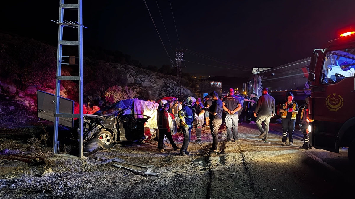 Mardin'de feci kaza: 2 kişi öldü, 6 kişi yaralandı