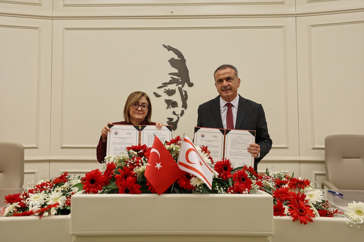 Başkan Şahin: Gaziantep ve Gazimağusa kardeş şehir oldu