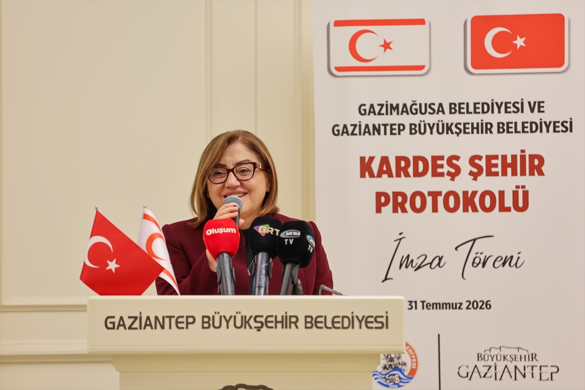 Başkan Şahin: Gaziantep ve Gazimağusa kardeş şehir oldu
