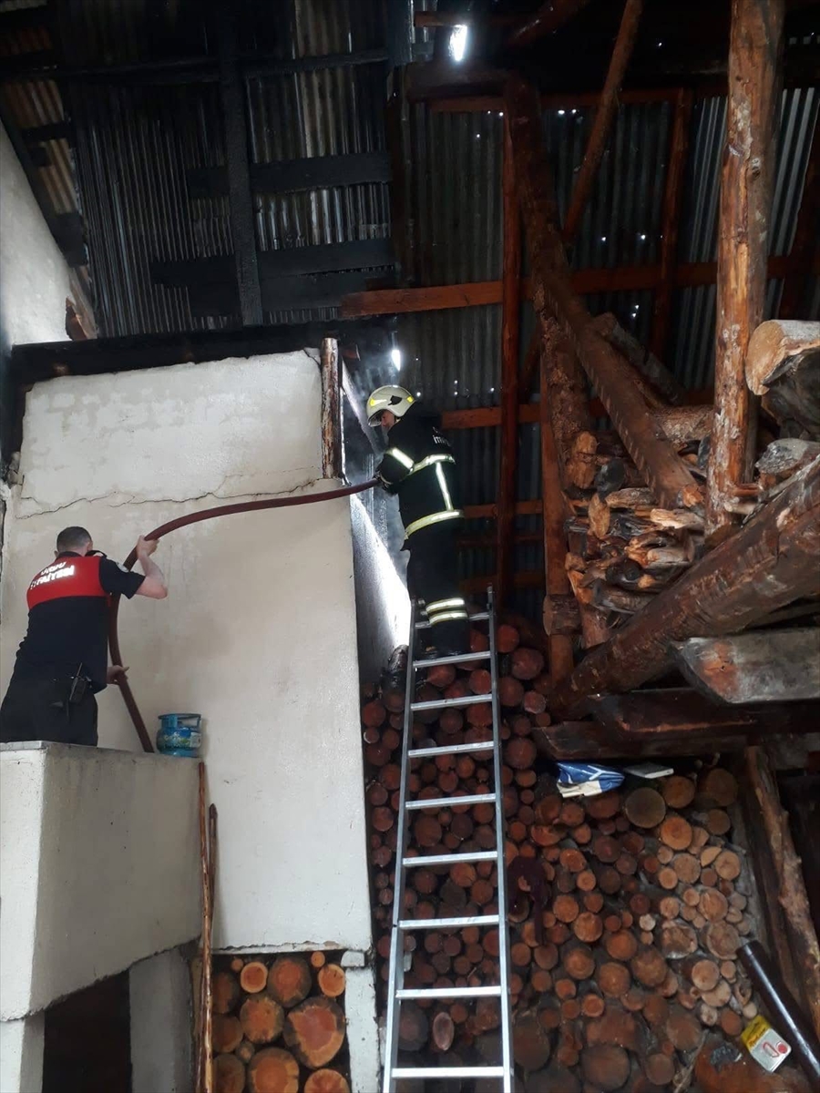 Ordu'da yangın sırasında mutfak tüpü patladı: 5 yaralı