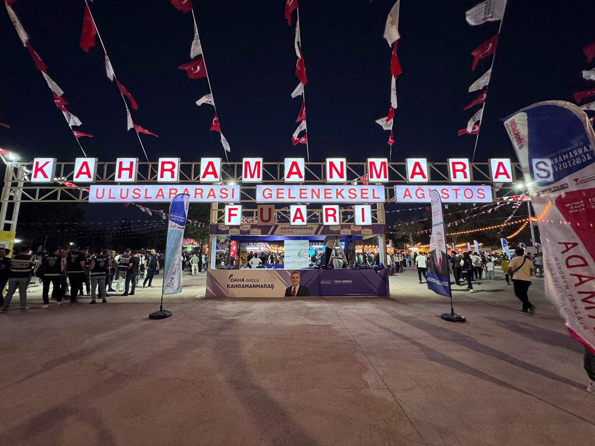 Kahramanmaraş Fuarı: Uluslararası Ağustos Fuarı başladı