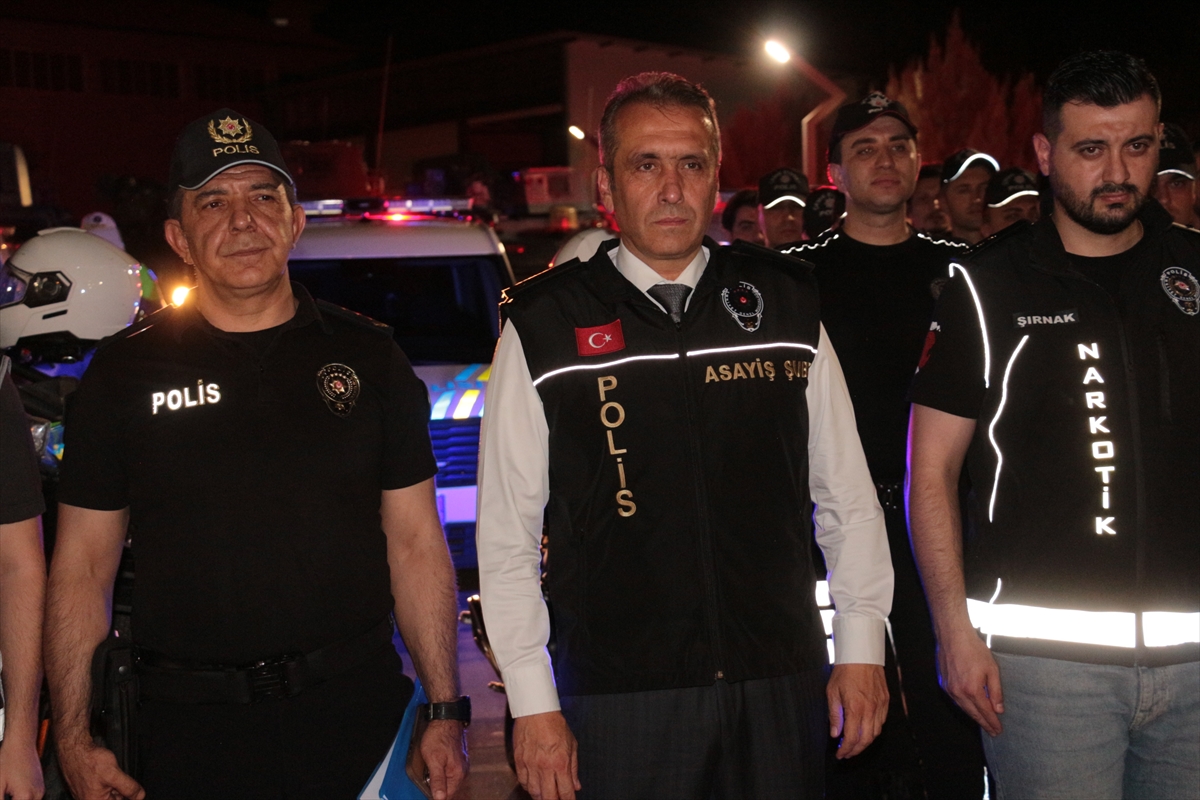 Cizre'de 400 polisle "huzur ve güven" uygulaması yapıldı