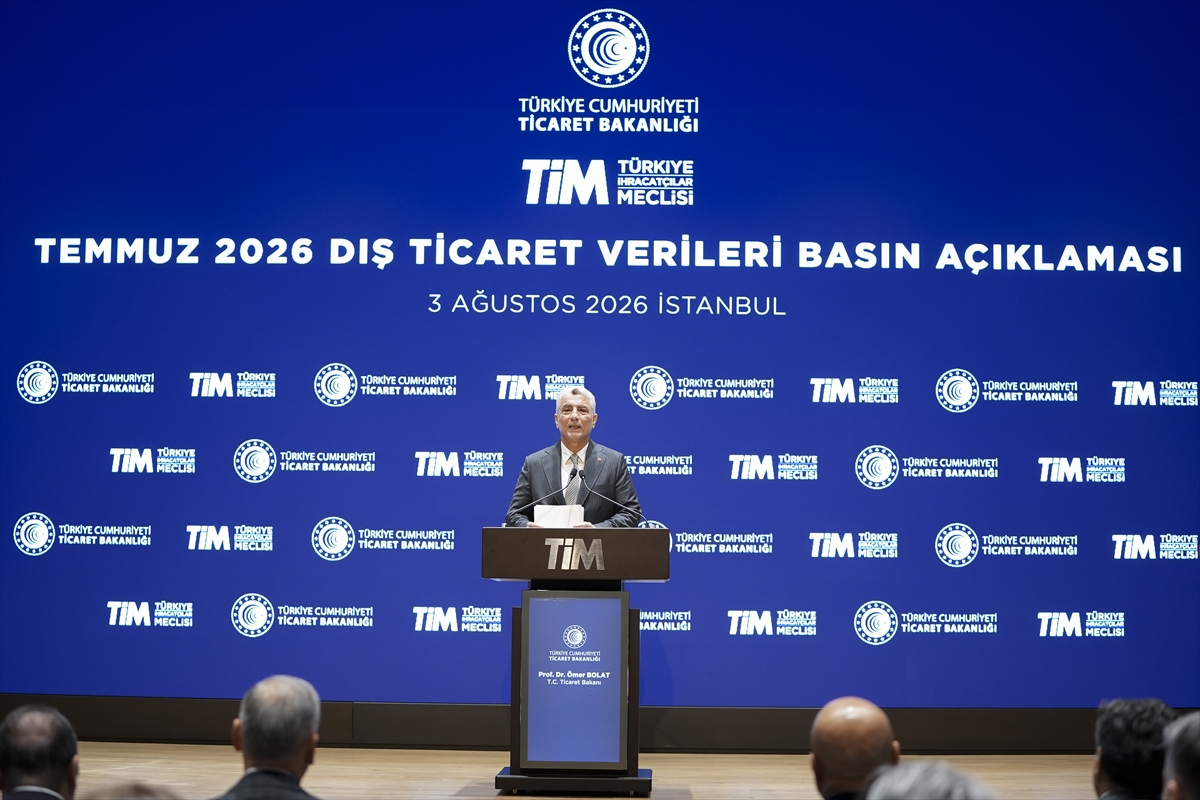 Bakan Ömer Bolat: Temmuz ihracatı rekor kırdı, 25.6 milyar dolar