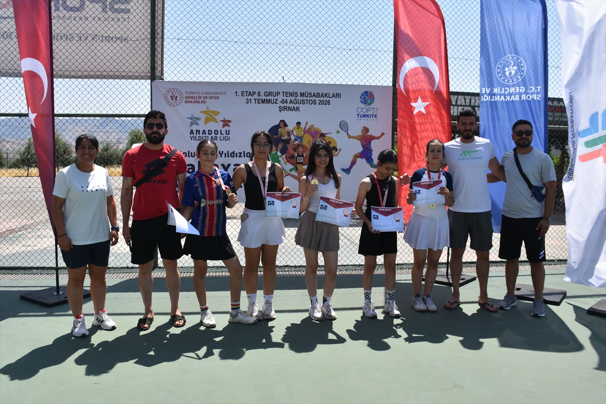 ANALİG Tenis Müsabakaları Şırnak'ta Tamamlandı: Yarı Finalistler Belli Oldu