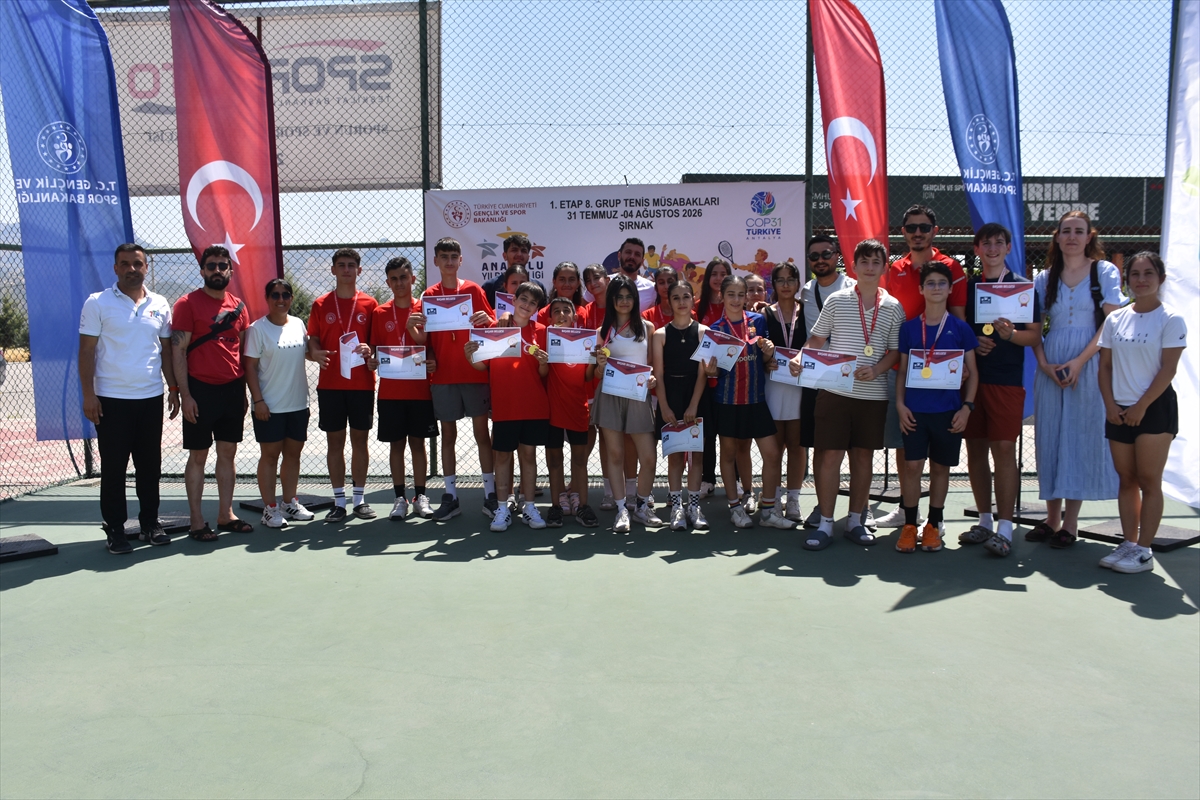 ANALİG Tenis Müsabakaları Şırnak'ta Tamamlandı: Yarı Finalistler Belli Oldu