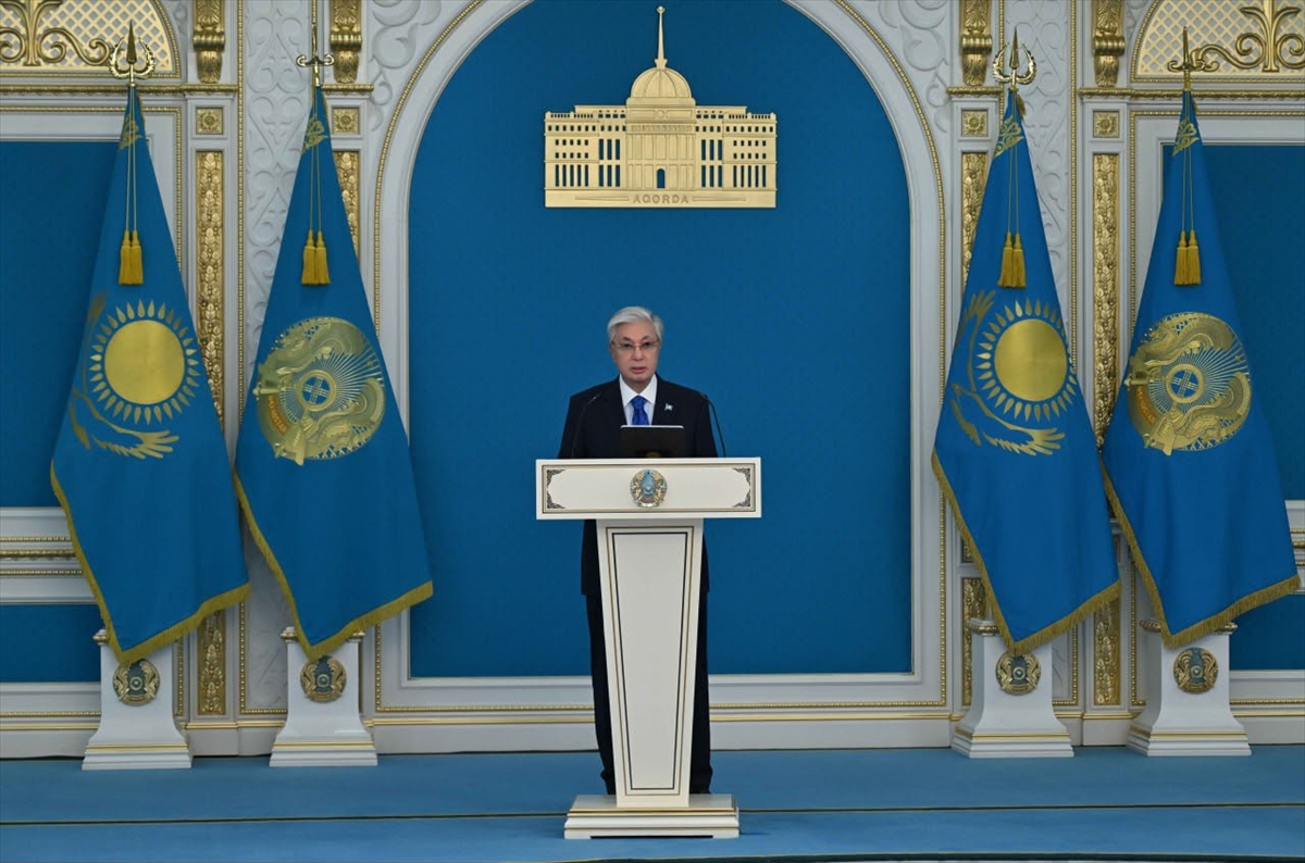 Kazakistan Cumhurbaşkanı Tokayev: Aral-Hazar Otoyolu inşası başladı