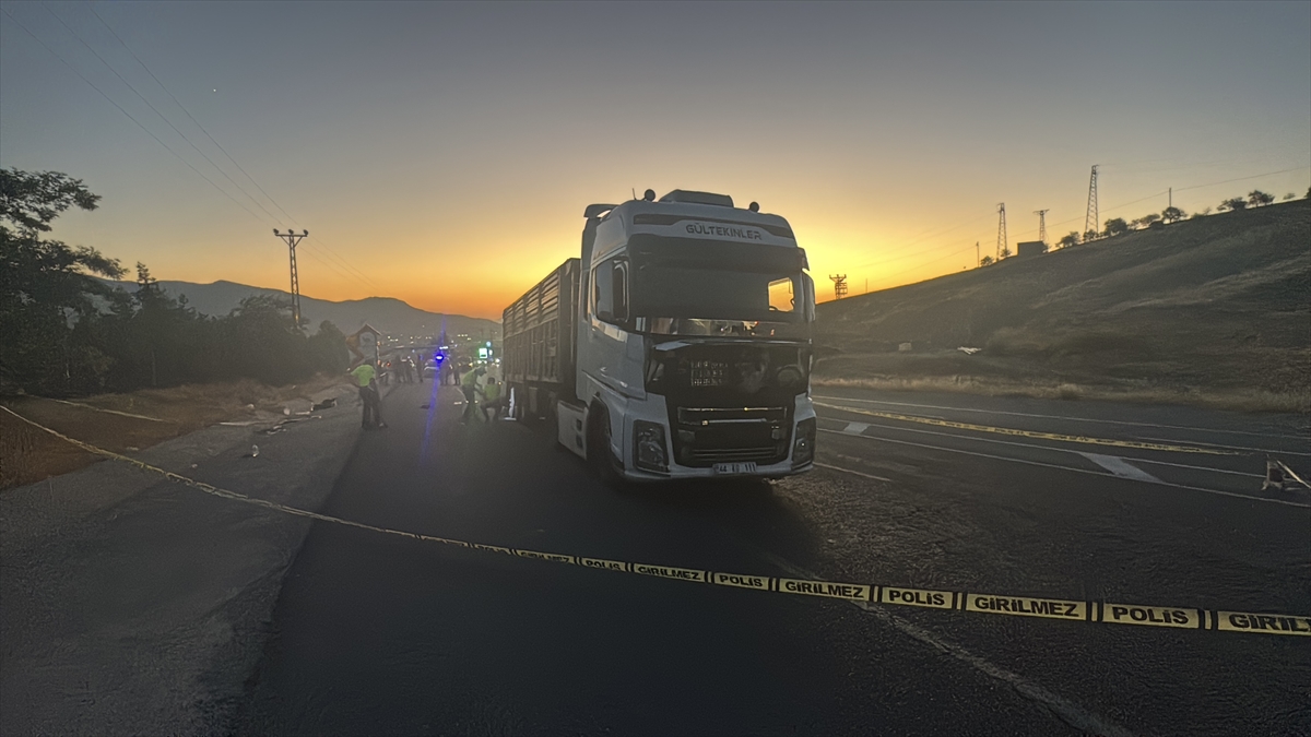 GÜNCELLEME - Malatya'da tarım işçilerini taşıyan minibüsün tıra çarpması sonucu 18 kişi yaralandı