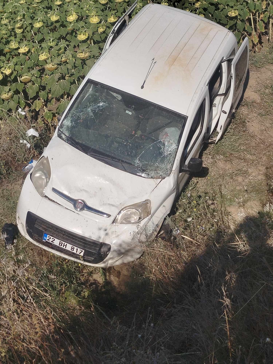Edirne'de trafik kazası: 1 kişi hayatını kaybetti, 1 yaralı