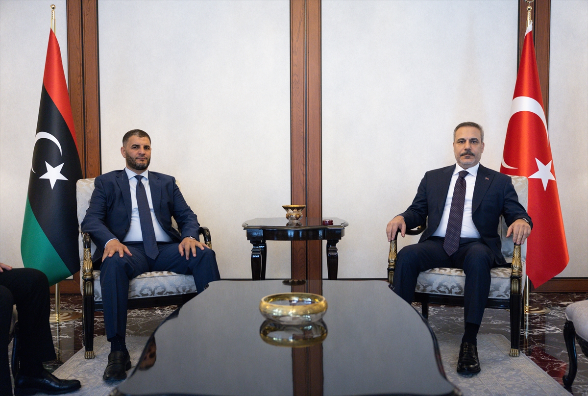 Dışişleri Bakanı Fidan, Libya İçişleri Bakanı Trablusi ile Ankara'da görüştü