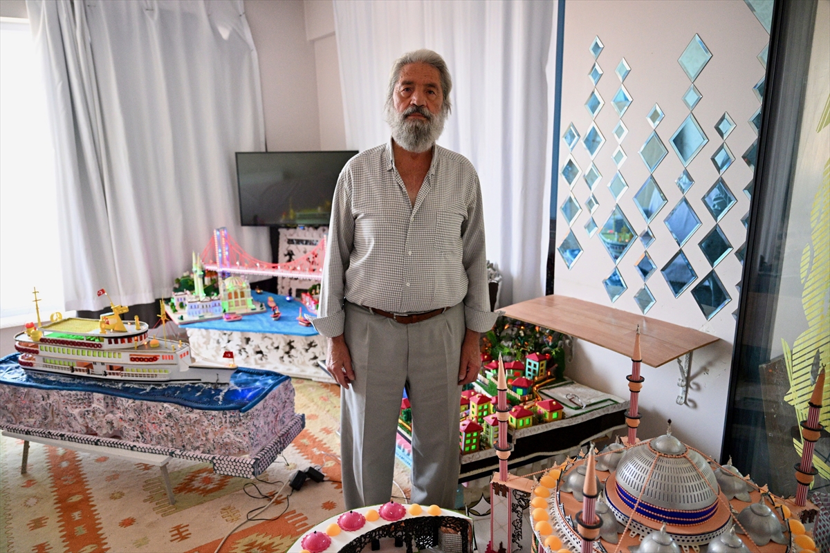 Turfan Kacar: Yarım kalan mimarlık hayalini maketlerle inşa ediyor