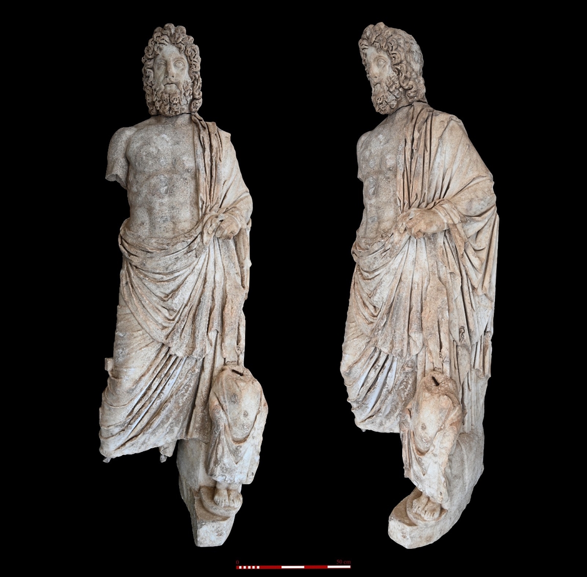 Bakan Ersoy: Aspendos'ta 1800 yıllık Asklepios heykeli bulundu