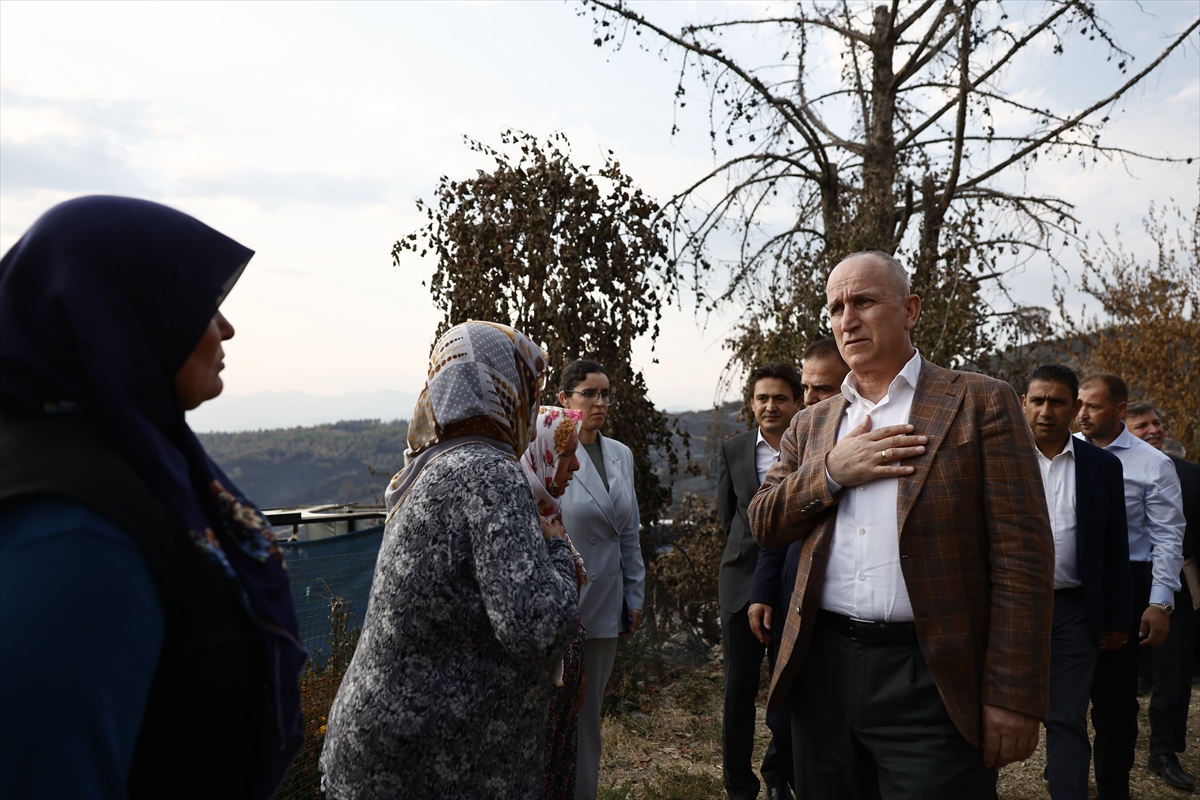 Bakan Kurum: Yangınlarda 92 bağımsız bölüm ağır hasarlı