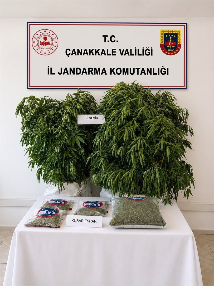 Çanakkale'de uyuşturucu operasyonu: 14 zanlıdan 5'i tutuklandı