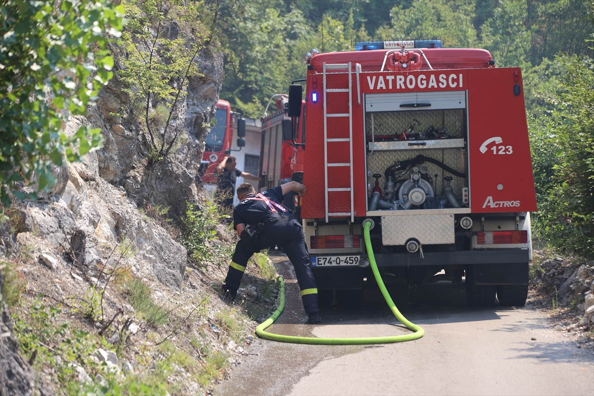 Bosna Hersek Orman Yangınları: Askeri Helikopterler Devrede