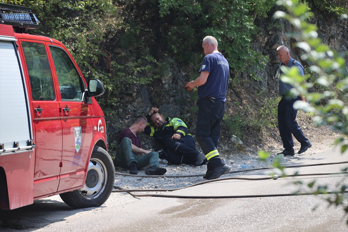 Bosna Hersek Orman Yangınları: Askeri Helikopterler Devrede