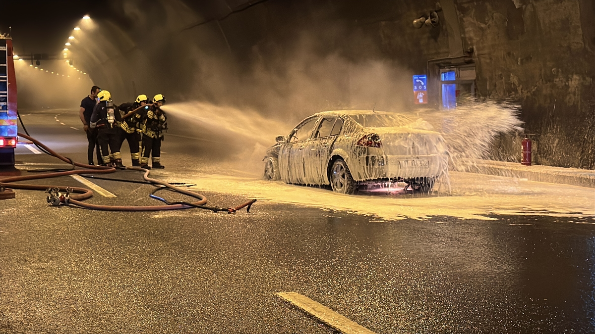 Bolu Dağı Tüneli'nde yangın sonrası Ankara yönü ulaşıma açıldı