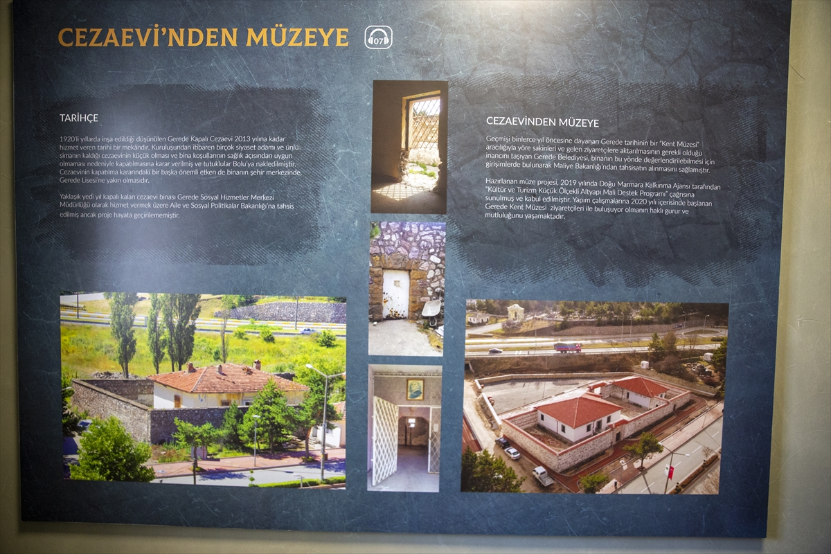 Gerede'deki tarihi cezaevi müze oldu