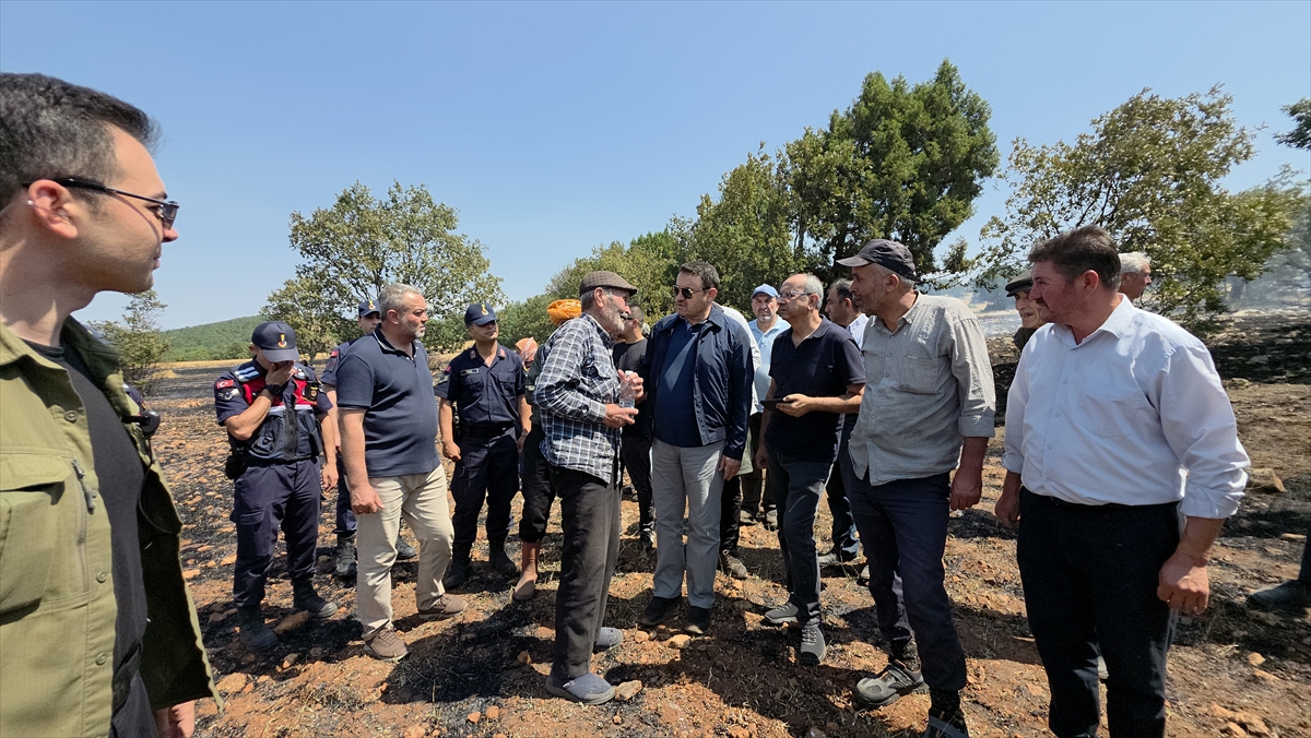 Vali Musa Işın: Kütahya'da 150 dönüm tarla ve 7 hektar orman yandı
