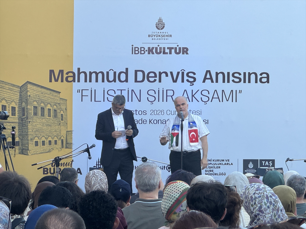 İBB'den Mahmud Derviş anısına Filistin şiir akşamı