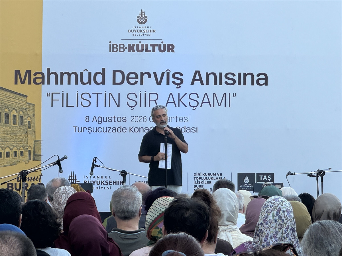 İBB'den Mahmud Derviş anısına Filistin şiir akşamı