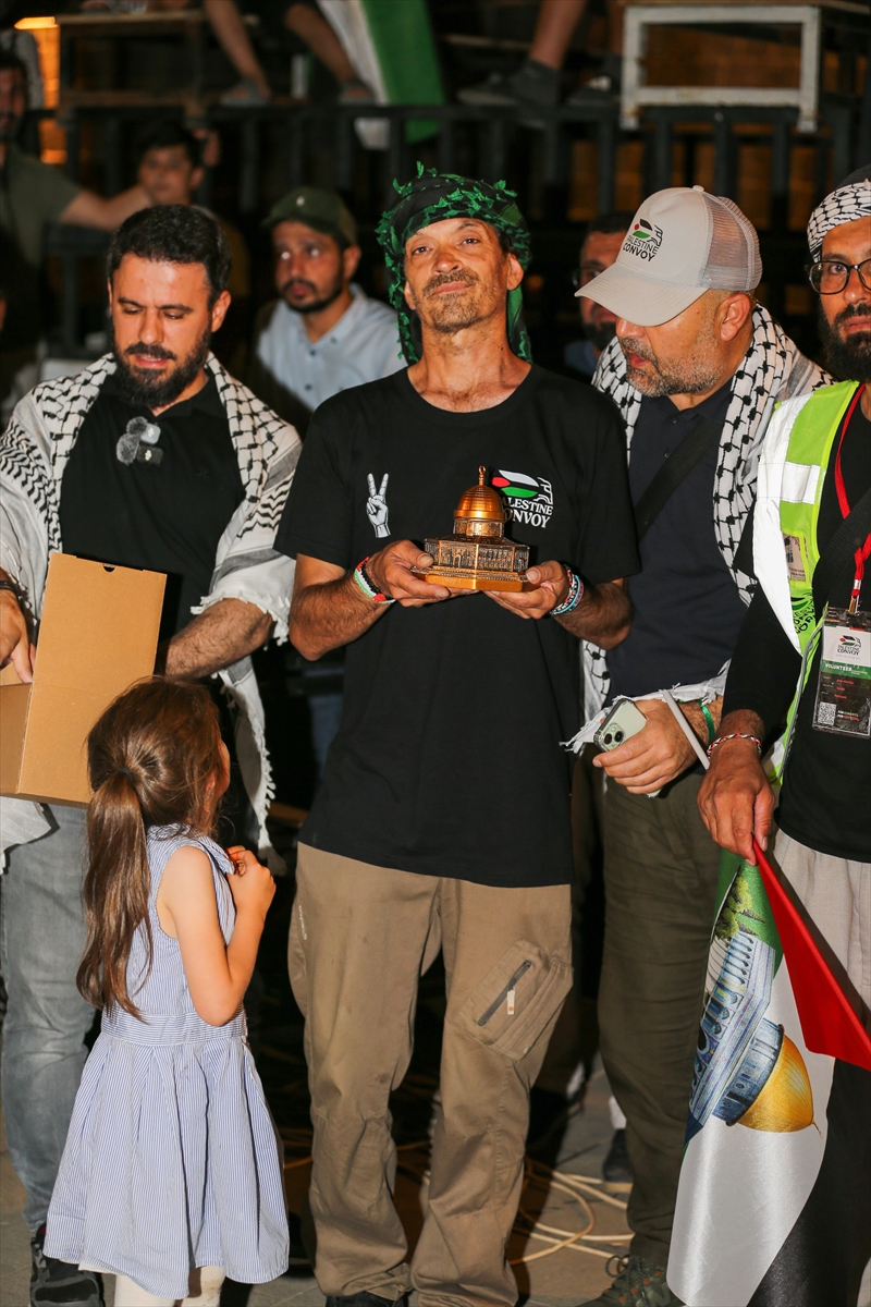 Filistin Konvoyu Diyarbakır'da: İsrail'e 'dur' çağrısı