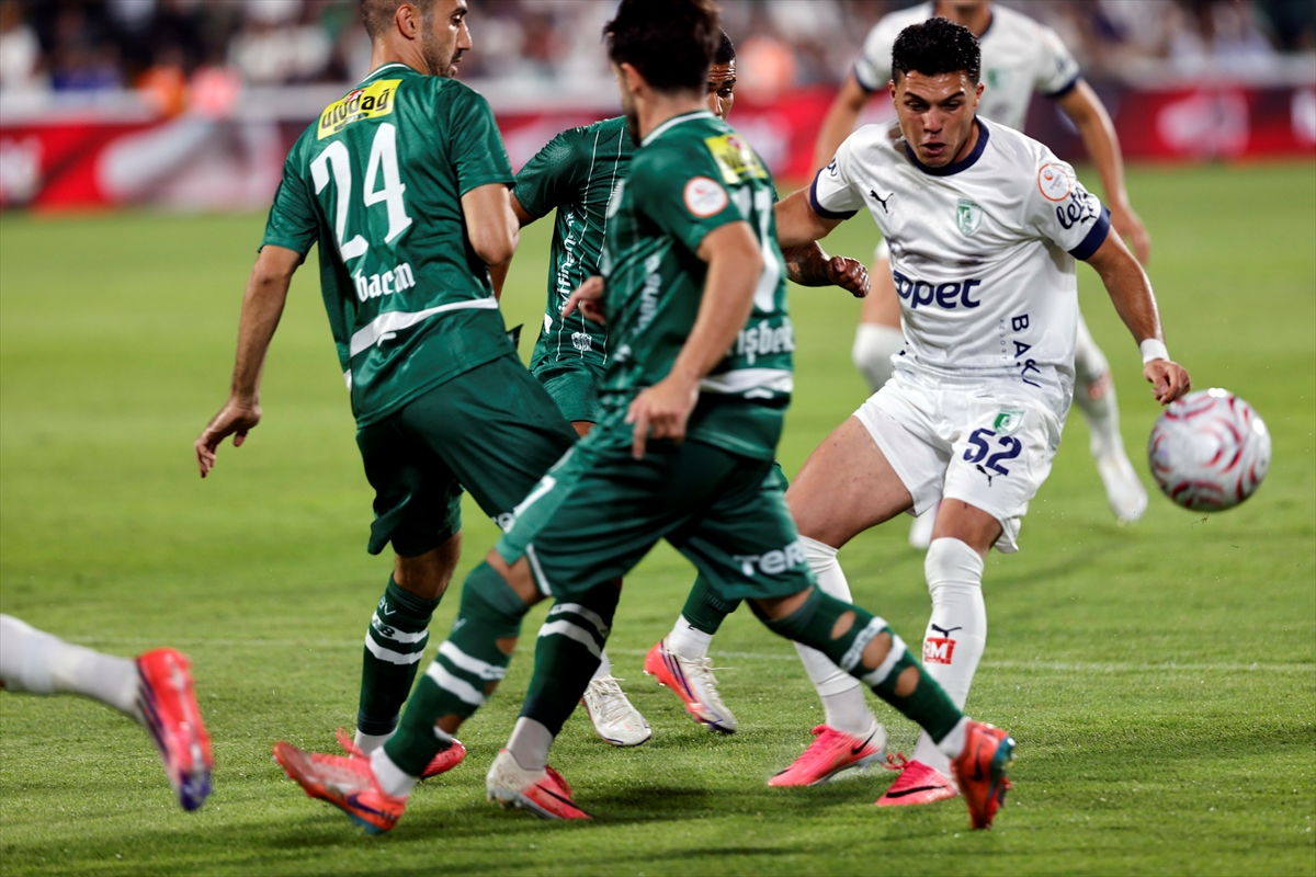 Trendyol 1. Lig: Bursaspor, Bodrum FK'yi deplasmanda 2-0 yendi