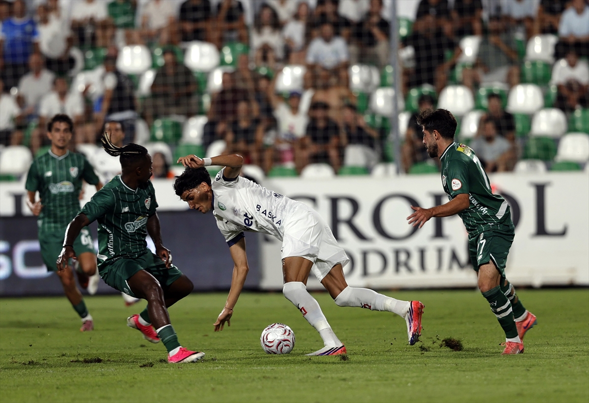 Trendyol 1. Lig: Bursaspor, Bodrum FK'yi deplasmanda 2-0 yendi
