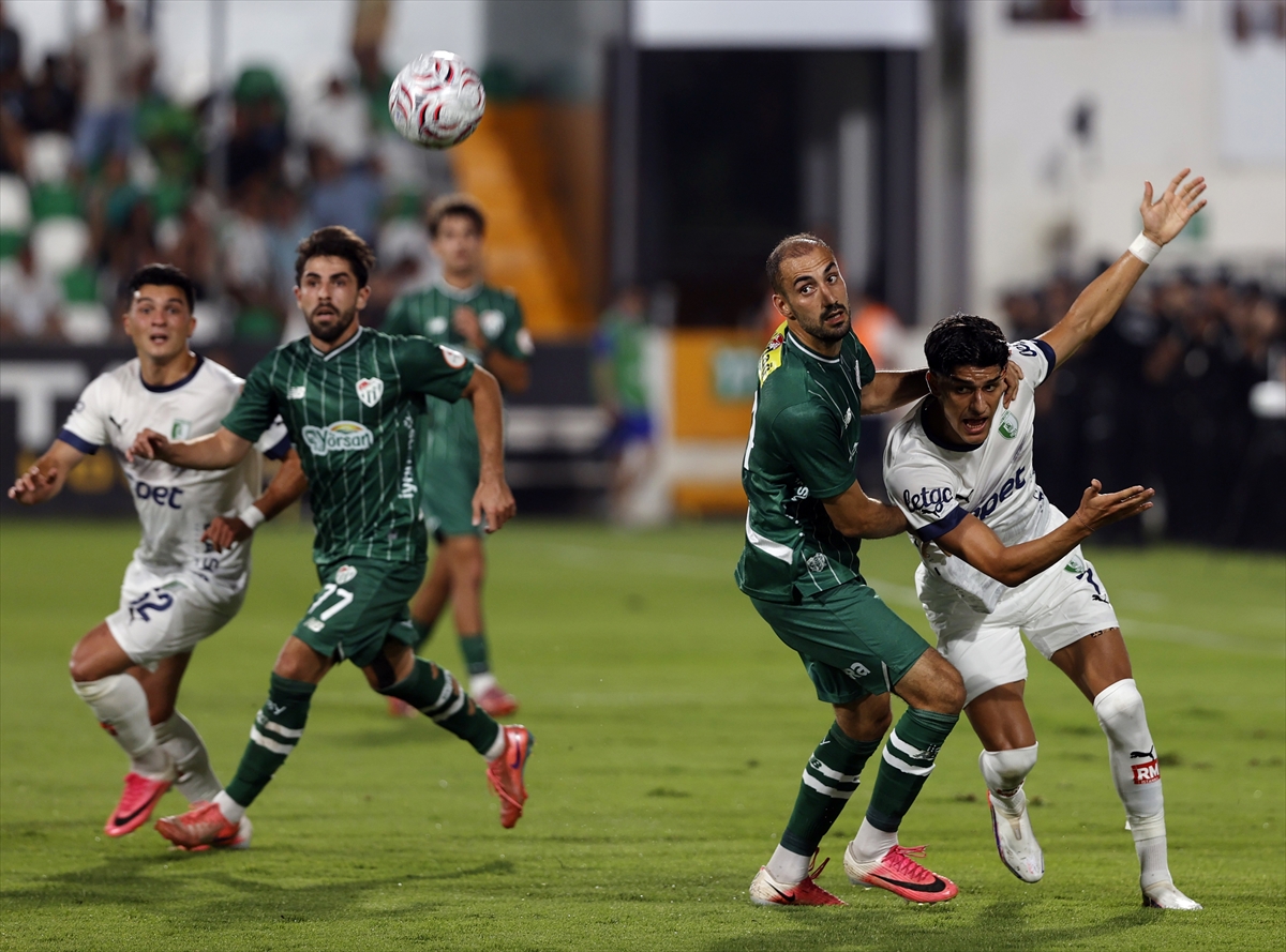 Trendyol 1. Lig: Bursaspor, Bodrum FK'yi deplasmanda 2-0 yendi